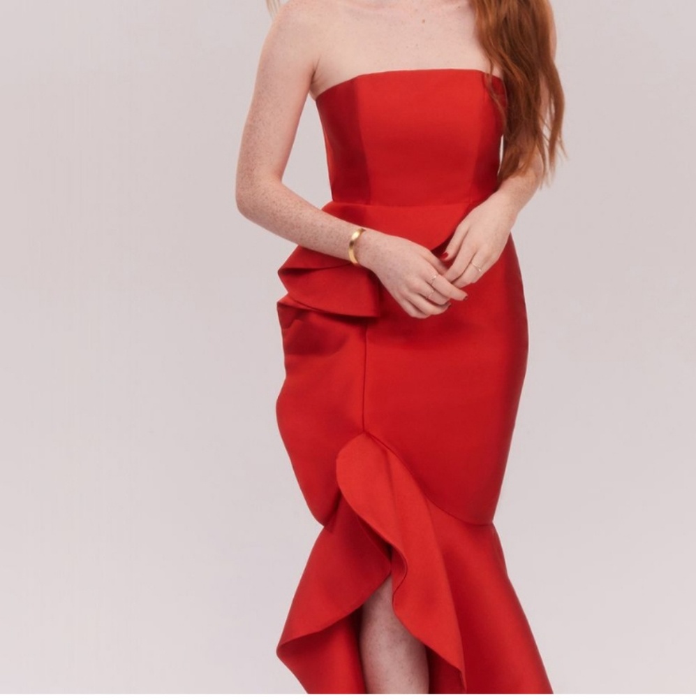 Cherry Red Evening gown
